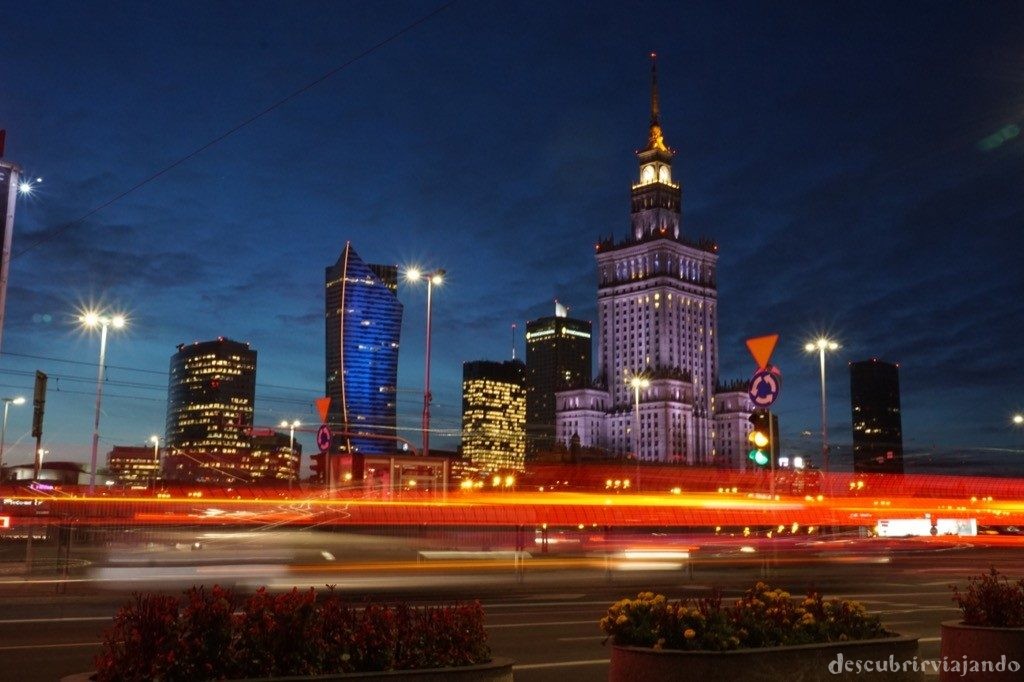Varsovia - night skyline