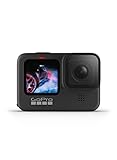 GoPro HERO9 - Cámara deportiva impermeable con pantalla LCD frontal y pantalla táctil trasera, vídeo Ultra HD de 5K, fotos de...