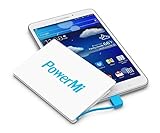 PowerMi Batería Externa Móvil tamaño Tarjeta de crédito – Compatible con Samsung Galaxy, iPhone – Cargador Externo...
