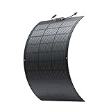 Panel solar flexible EcoFlow de 100 W con impermeabilidad de grado IP68 y celdas solares de alta eficiencia para techos,...